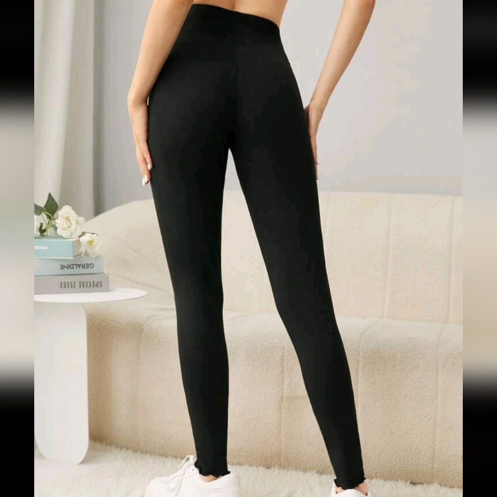 Black High-Waisted Leggings, Casual Leggings, Comfortable Leggings
